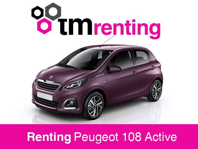 Renting | PEUGEOT 108 Active VTi 52kW 72CV 5p.